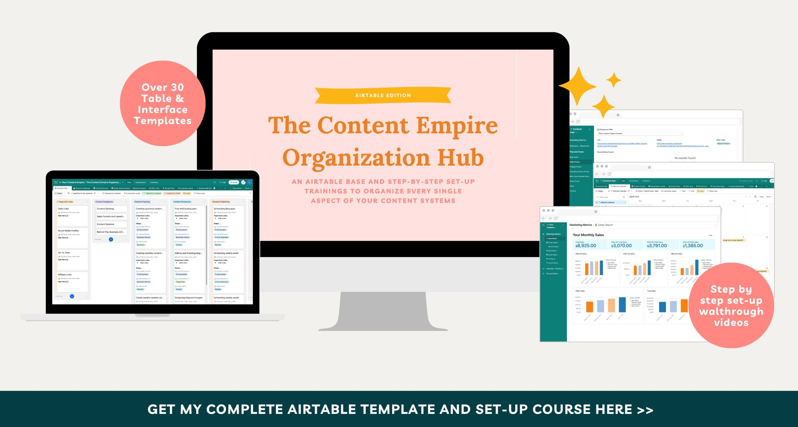 Your Content Empire - The Content Empire Organization Hub - Airtable Edition