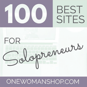 Hailey Dale from Your Content Empire as a winner of the Best Sites for Solopreneurs from One Woman Shop
