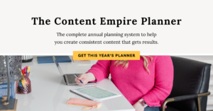 Content Empire Planner Banner