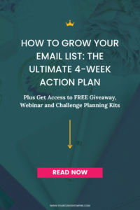 How to Grow Your Email List: The Ultimate 4-Week Action Plan