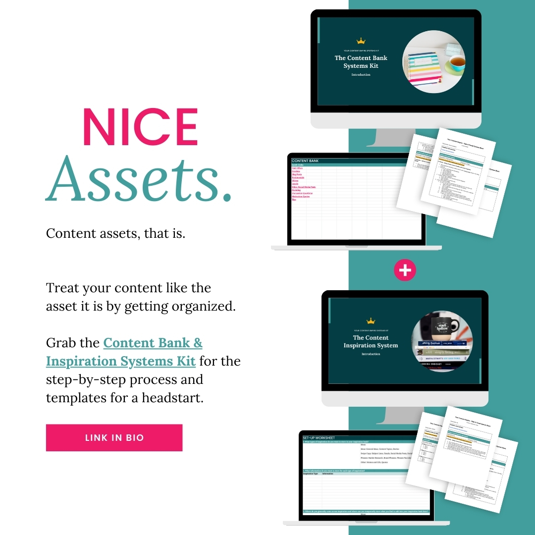 The Content & Inspiration Bank Systems Kit by Your Content Empire