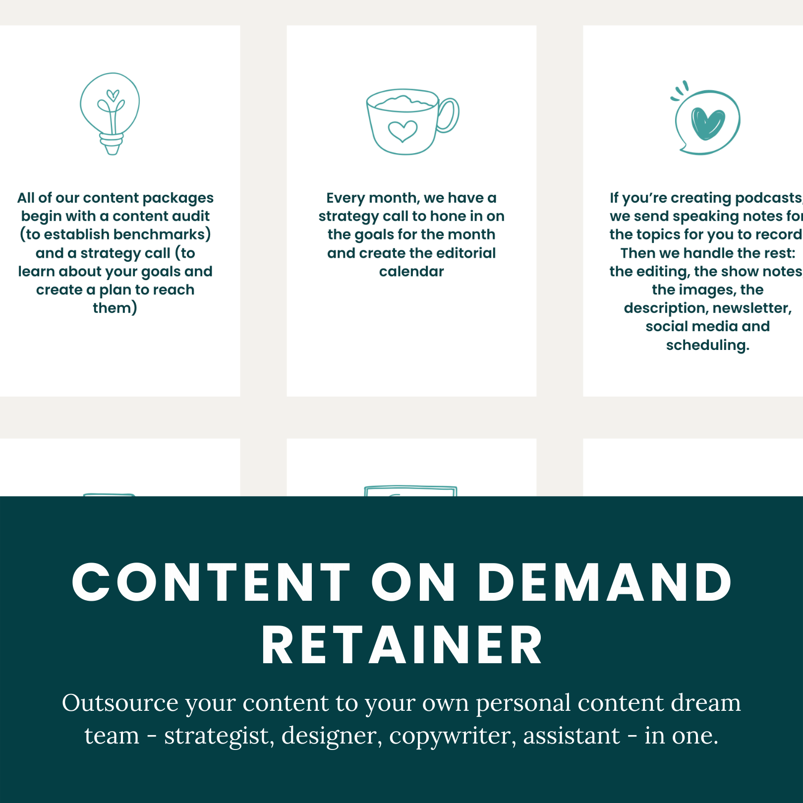 Content On Demand - Done for your content creation