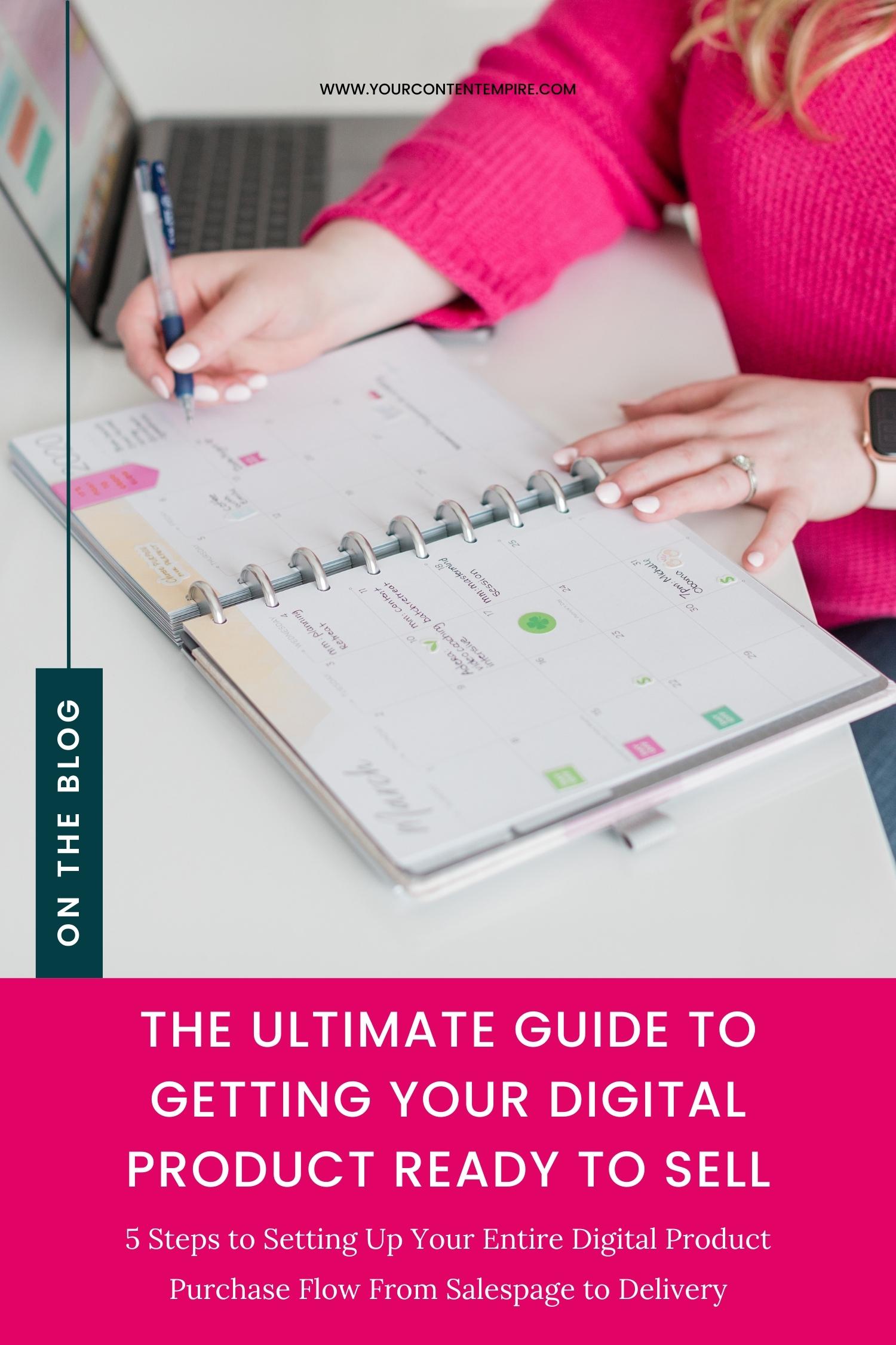 The Ultimate Checklist for Getting Your Digital Product Ready to Sell by Your Content Empire