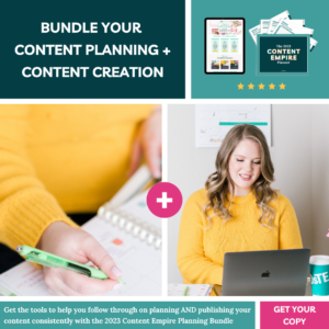 2023 Content Planning Bundle by Your Content Empire