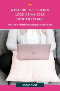 A Behind-The-Scenes Look at My 2023 Content Plans by Your Content Empire