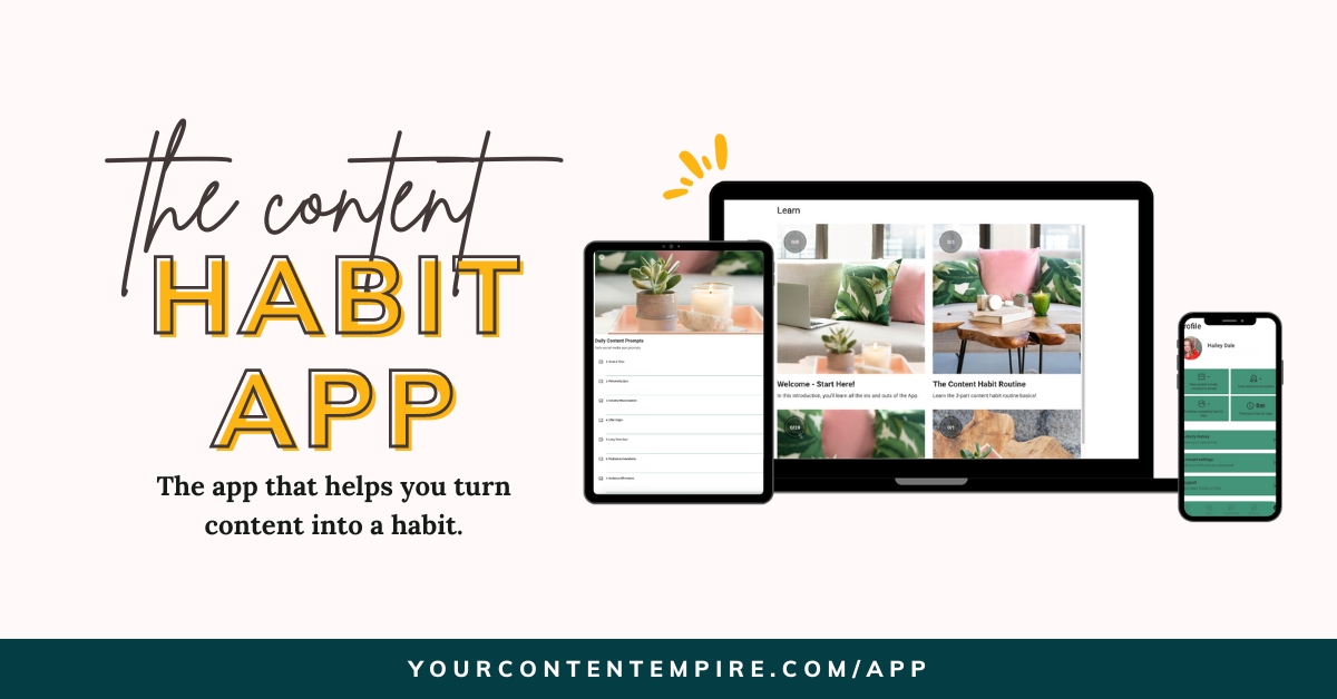 The Content Habit App by Your Content Empire