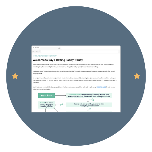 2025 Content Empire Planner - Bonuses - Content Sprint